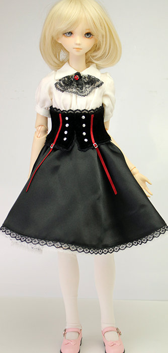 Parabox Netshop 47cmボディ用 ゴスロリワンピセット