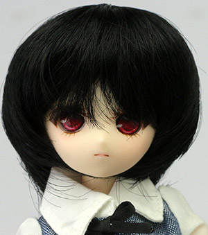 PARABOX Online shop]【doll wig】5 inch bob with bang (heat-resistant type)  black